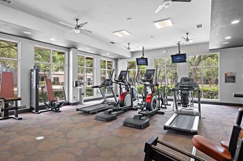 Cardio Studio Equipment at Artisan Apartments & Shops, Texas